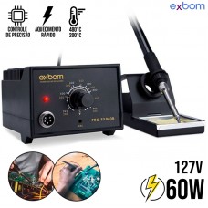 Estação de Solda Profissional 60W 120V PRO-FX960B-127V Exbom