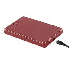 Case Gaveta Externa para HD 2.5 Sata II USB 2.0 Exbom CGHD-20 - Vermelha