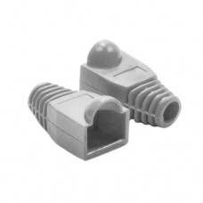 Capa Protetora Conector RJ45 Cinza pct com 100un